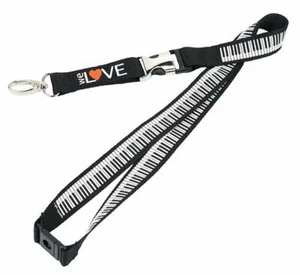 Music Lanyard - "We Love Keyboards" - Music Gift - Music Student & Teachers... - Zdjęcie 1 z 1