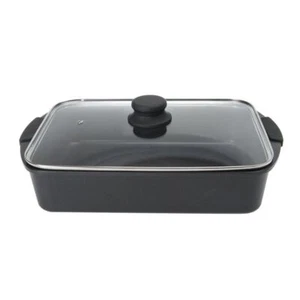 Benzer - Premium Non-Stick Induction Roaster with Lid 6.7Ltr 34x26x7.5cm - Picture 1 of 5