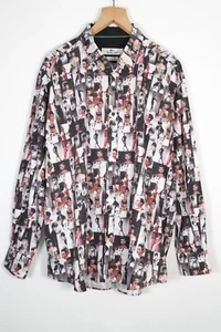 Camisa Para Hombres Claudio Lugli Couture Audrey Hepburn Estampado Talla 5XL XXXXXL - Imagen 1 de 12