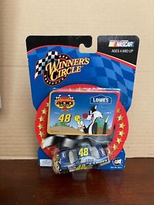 2002 Jimmie Johnson Lowes Looney Tunes car 1:64 WC Winners Circle