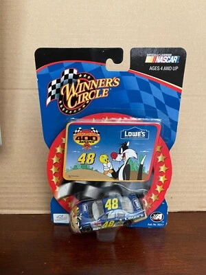 2002 Jimmie Johnson Lowes Looney Tunes car 1:64 WC Winners Circle - Image 1 of 2