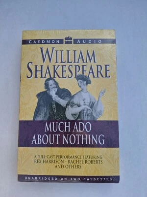 Много шума из ничего Уильям Шекспир (1995 аудио кассета) совершенно новый C3 - Изображение 1 из 2