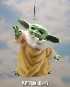 Grogu The Child Baby Yoda Using FORCE Mandelorian Star Wars Christmas Ornament - Picture 1 of 9