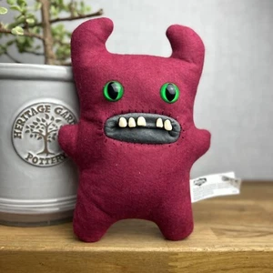 Fuggler Sir Horns A Lot - Fuggler Red Devil Plush Funny Ugly Monster Soft Toy 9” - Picture 1 of 6