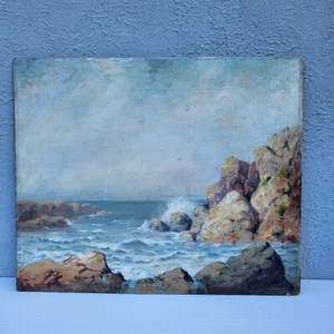 Thomas L. Hunt 1882-1938 Listed Artist - Marine Oil Painting - Bild 1 von 8