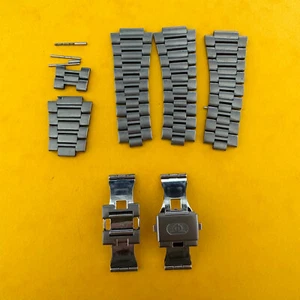 Baume & Mercier Stainless Steel Deployant Clasp Buckle and Links 16mm Lot Part - Picture 1 of 3