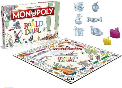 ROALD DAHL COLLECTOR'S EDITION MONOPOLY BRAND NEW 6 X METAL TOKENS HASBRO - Image 1 of 3