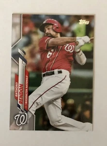 Anthony Rendon 2020 Topps Series 1 Advanced Stats Parallel #/300 SP Nats/Angels - Picture 1 of 3