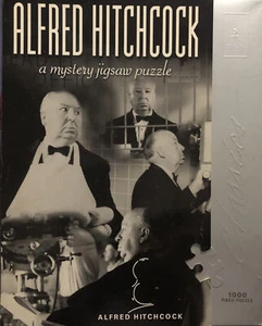 Alfred Hitchcock: A Mystery Jigsaw Puzzle, 1000 Pieces. Read/Assemble/ Solve - Picture 1 of 9