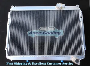 3Row Aluminum Radiator For 1984-1988 Nissan 300ZX Z31 VG30 - Picture 1 of 10