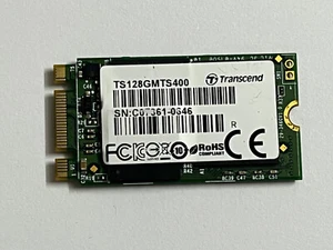 Transcend MTS400 128GB NGFF M.2 2242 SATA III 6GB/s TS128GMTS400 SSD For Laptop - Picture 1 of 7