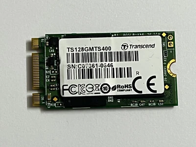 Transcend MTS400 128GB NGFF M.2 2242 SATA III 6GB/s TS128GMTS400 SSD For Laptop - Image 1 of 4