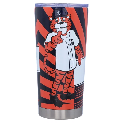 Detroit Tigers 20oz. Stainless Steel Mascot Tumbler Cover