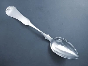 COIN SILVER L. FORBES ST. LOUIS LARGE TABLE SERVING SPOON(S) - Picture 1 of 3