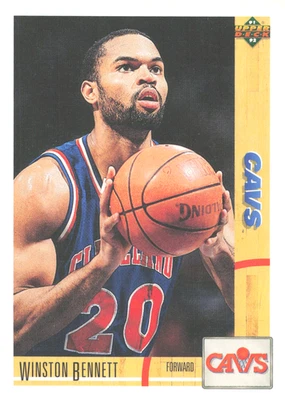 1991-92 Upper Deck - Winston Bennett #247 Cavaliers - Image 1 of 2