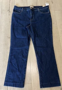 KUT from the Kloth Reese Ankle Straight Leg Jeans Size 16 NWT Dark Wash NWT - Picture 1 of 7