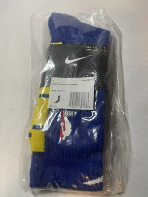 NBA Nike Auténticos Azul Grande Hasta la Rodilla Calcetines PAA433-495 S138 Foto 1 de 4