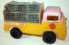 Coca-Cola Spielzeug Auto Delivery Truck Mexiko Impala Plastik 1970er Jahre TT50