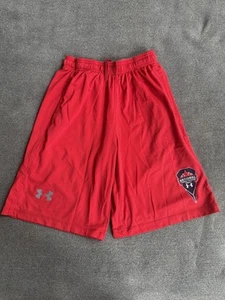 Under Armour National Lacrosse Federation Shorts Mens Small Red - Picture 1 of 2