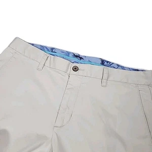 Tommy Bahama Mens Stretch Cotton Blend Casual Pants Beige Size 34x30 - Picture 1 of 11