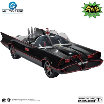 IN HAND NEW 2025 SOLD-OUT McFarlane Toys BATMOBILE 1966 TV DC MULTIVERSE Batman - Image 1 of 4