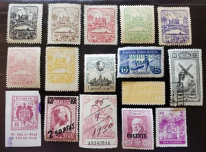 16 sellos de España - Lote #73u BOB y misc. - Imagen 1 de 1
