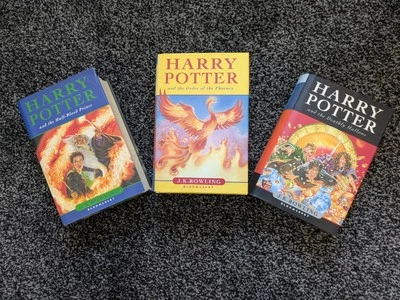 Harry Potter Books First Editions HardBacks With DustJackets £10 Each All For 25 - Image 1 of 4