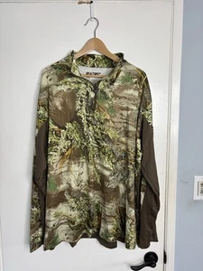 Realtree Camo 1/4 Zip Pullover 2XL - Picture 1 of 2