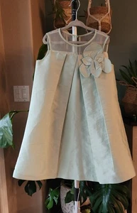 US Angel's Mint Color Sleeveless Dress, 5T, W/flower - Picture 1 of 3