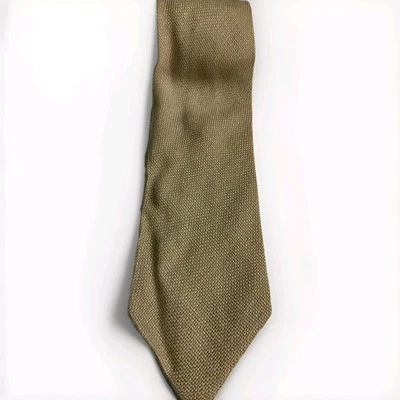 GIORGIO ARMANI  Beige Knit Necktie Tie 3.5x61 - Image 1 of 3