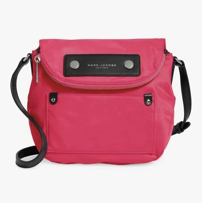 Marc Jacobs Preppy Nylon MiniNatasha Crossbody Bag (HOT PINK) - Image 1 of 4