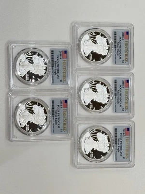 American Silver Eagle 2018-S prueba graduación profesional cámara Pr70 ** XLHKL0005 Foto 1 de 2