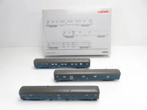 Märklin: 3-Piece Crane Tender Cars for Crane Train of the DB #49951 - New In Box - Picture 1 of 10