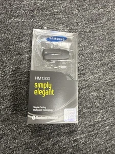 Samsung HM1300 Bluetooth Headset Simply Elegant Black - Picture 1 of 2