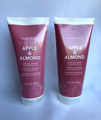 Mary Kay APPLE & ALMEND Loción Corporal Perfumada y Gel de Ducha CONJUNTO SELLADO Foto 1 de 4