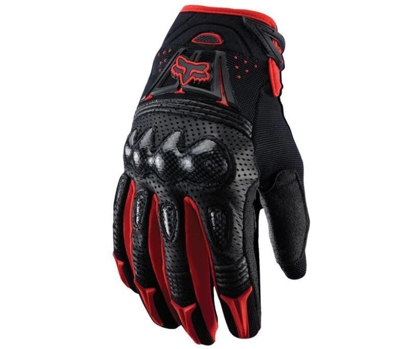 MARKENLOS Bomber Motorradhandschuhe Leder Schutz Roller Biker Geländesport Rad