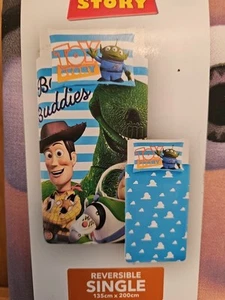 Disney Pixar Toy Story - Einzel-Wende-Bettwäscheset - New Old Stock - Bild 1 von 4