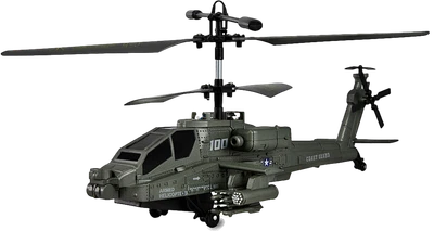 Amewi 25350, RC Koaxial Helicopter Apache AH 64, RTR, FB, Akku, LED-Licht, 25cm - Bild 1 von 4