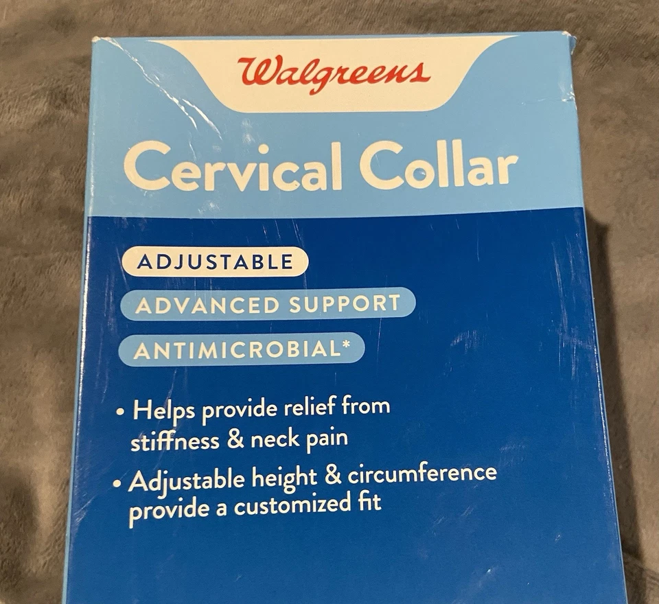 Walgreens Adjustable Cervical Neck Collar Soft Touch One Size
