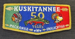 OA KUSKITANNEE 168 BSA MORÄNE TRAIL GMY 50TH PACKANKE UNALACHTIGO 2023 FLAP - Bild 1 von 2