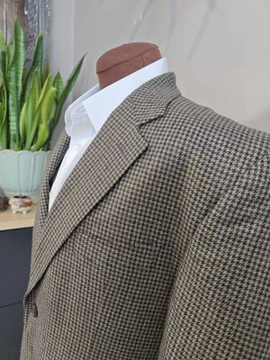 🇺🇲 Chaps мужской 42R серый гончая шерсть ягненка две кнопки спортивное пальто блейзер   - Изображение 1 из 4