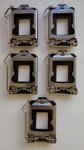 LOT of 5 Intel CPU Mounting Socket Bracket LGA-1150 LGA-1155 Dell HP Lenovo PC's - Picture 1 of 10