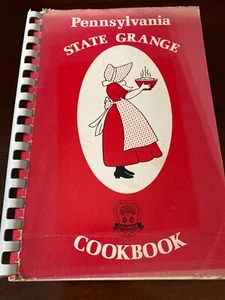 Pennsylvania State Grange Cookbook 1988 Vintage Spiral Bound Recipe Book PA B3 - Picture 1 of 13