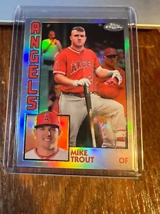 Mike Trout 2019 Topps Chrome 1984 Topps Refractor #84TC-17 Los Angeles Angels - Bild 1 von 4