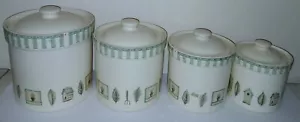 Set Of 4 Pfaltzgraff Naturewood Canister Set With Lids *PLEASE READ* - Picture 1 of 22