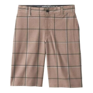 Boys Shorts Zero Xposur Performance Plaid size 12, 16 NEW - Picture 1 of 3