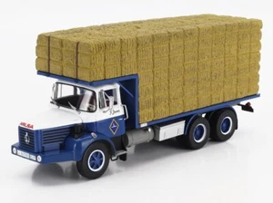 MODELLINO CAMION STATICO BERLIET GPS12 TRUCK TRASPORTO FIENO 1968 BLU SCALA 1/43 - Foto 1 di 3