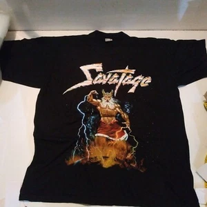 Vintage SAVATAGE Unused 90s T SHIRT - Picture 1 of 10