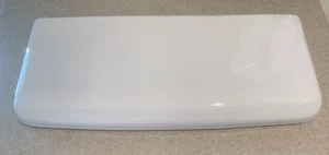 Used White Crane 222 Toilet Tank Lid N-752, 3-222, CR/PL measur 18-15/16 x 8-1/4 - Picture 1 of 8