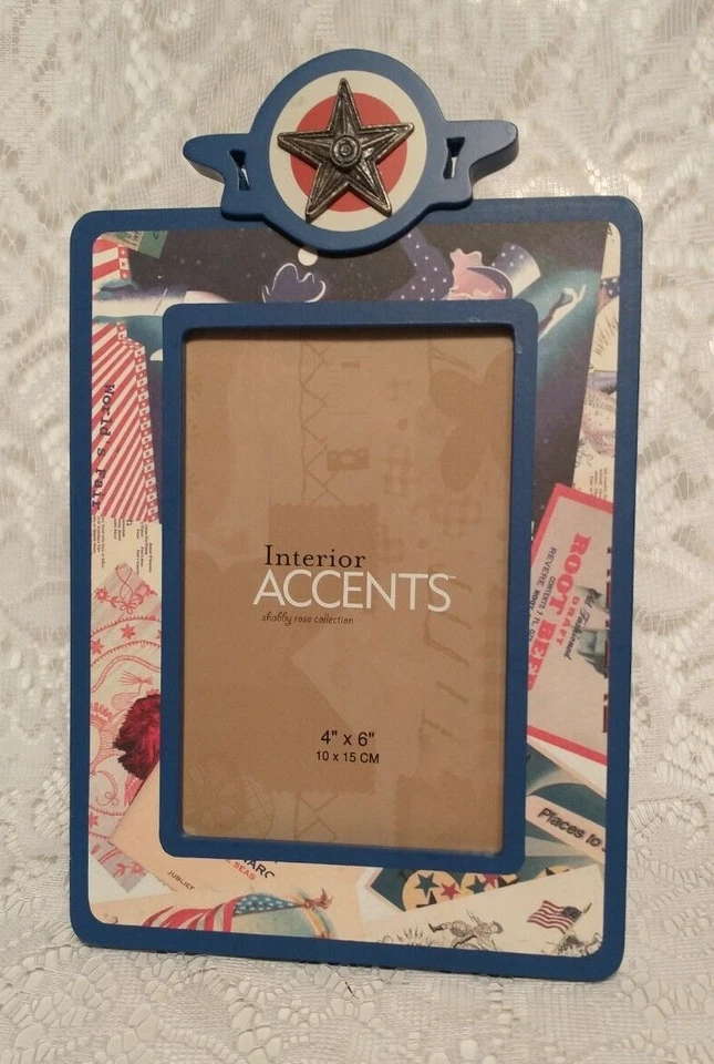 Patriotic Frame Interior Accents Jubilee Collection 4  x 6  Picture tblcw1 - Image 1 of 4